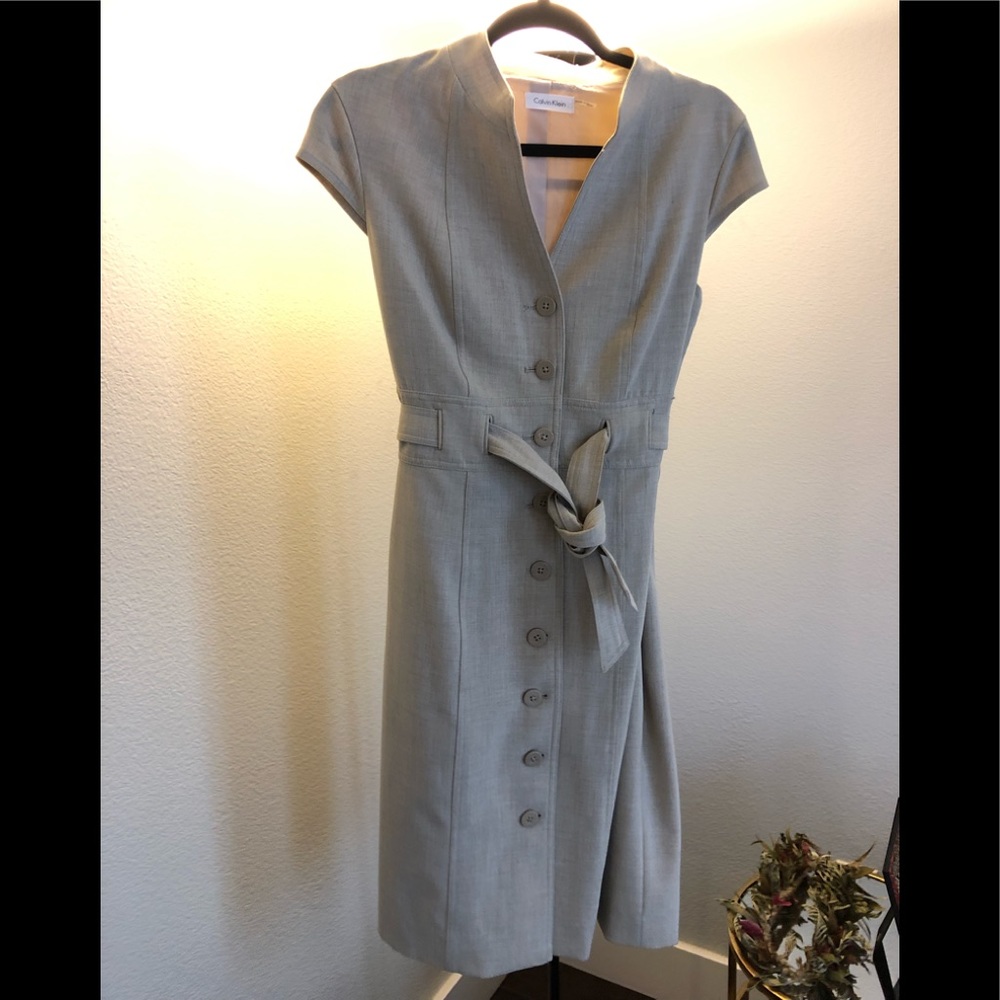 Calvin Klein Khaki Dress